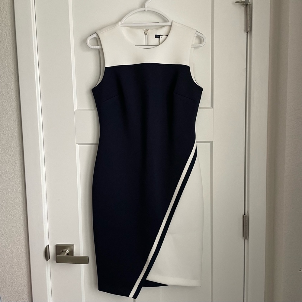 NWT - Tommy Hilfiger Navy Blue & White Dress